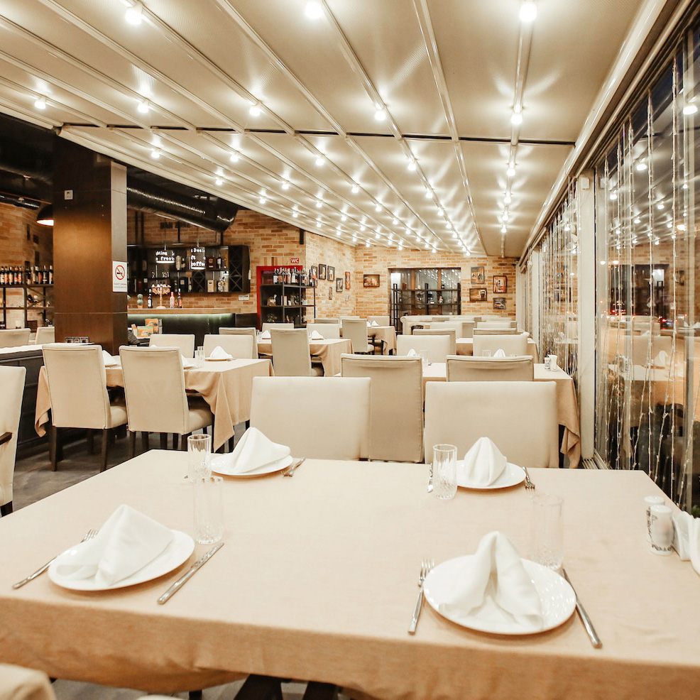 酒店|賓館|旅館|酒樓等布草清洗 6 restaurant hall with lots table 140725 6309